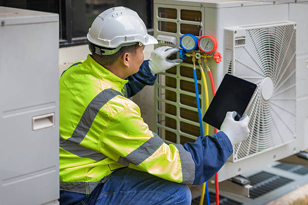 Professional Hvac technician working in Palestine, OH